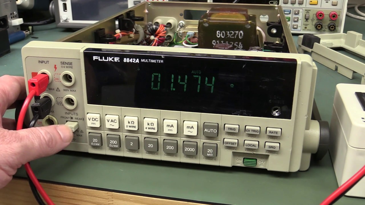 EEVblog #1012 - Best Bargain Ebay Bench Meter? - Fluke 8842A - YouTube