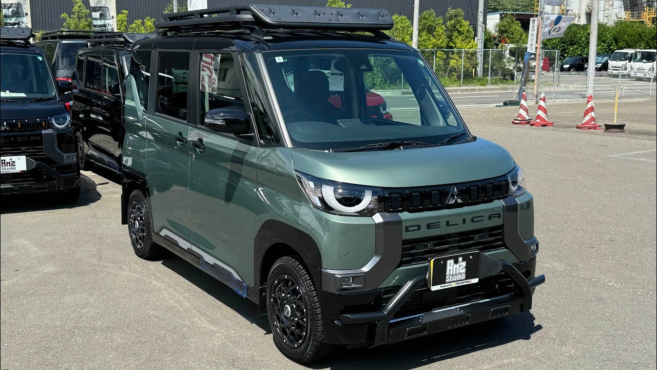 デリカミニTプレミアム4WD BUSTERS-MINIルーフラック&ラダー＆DANSHAQ