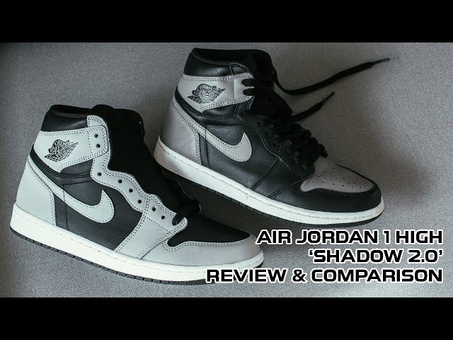 AIR JORDAN 1 RETRO HIGH OG 'SHADOW 2.0' | COMPARISON WITH SHADOW