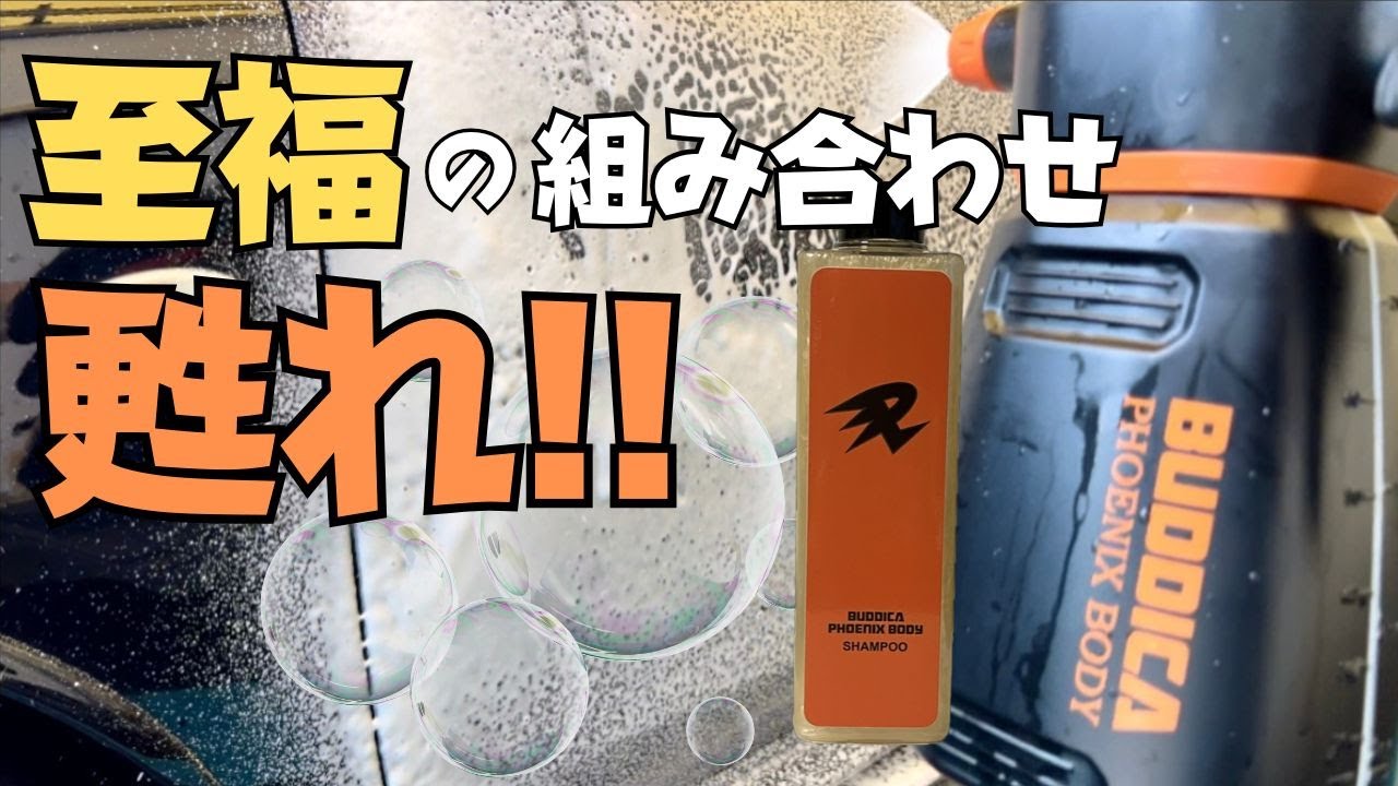 バディカ×ながら洗車】フェニックスボディイージーフォームで極上の泡