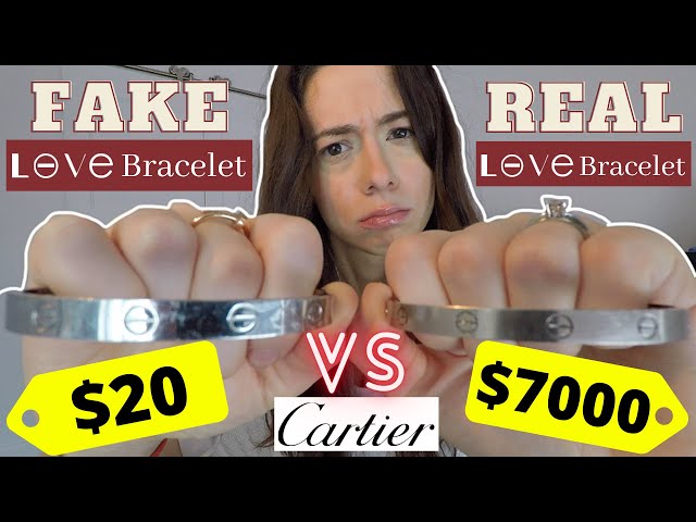 Cartier LOVE Bracelet Comparison: REAL vs. FAKE | Authentic vs