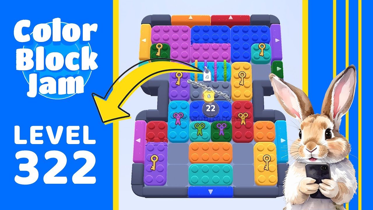 Color Block Jam Level 322 Solution Walkthrough - YouTube