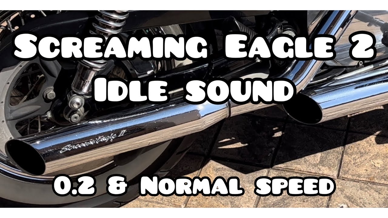 Screaming Eagle 2 Muffler Idle sound - YouTube