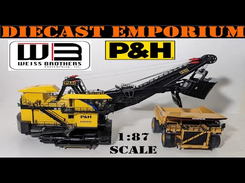 1:87 HO Scale Weiss Brothers P&H 4100XPC Electric Mining Shovel