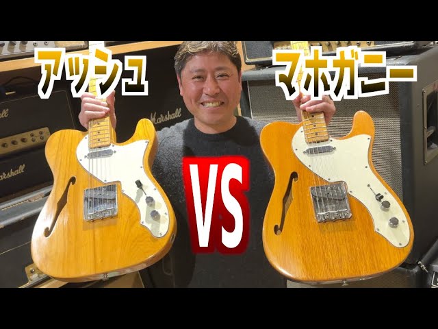 決着】68年製フェンダーテレキャスターシンラインで検証するアッシュ