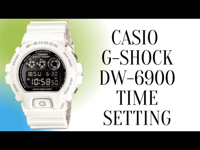 Casio G shock DW 6900NB 3230 Time and Alam setting #watchservicebd
