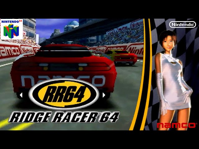 N64】ナムコ・任天堂『リッジレーサー64 - RIDGE RACER64 -』NOVICE