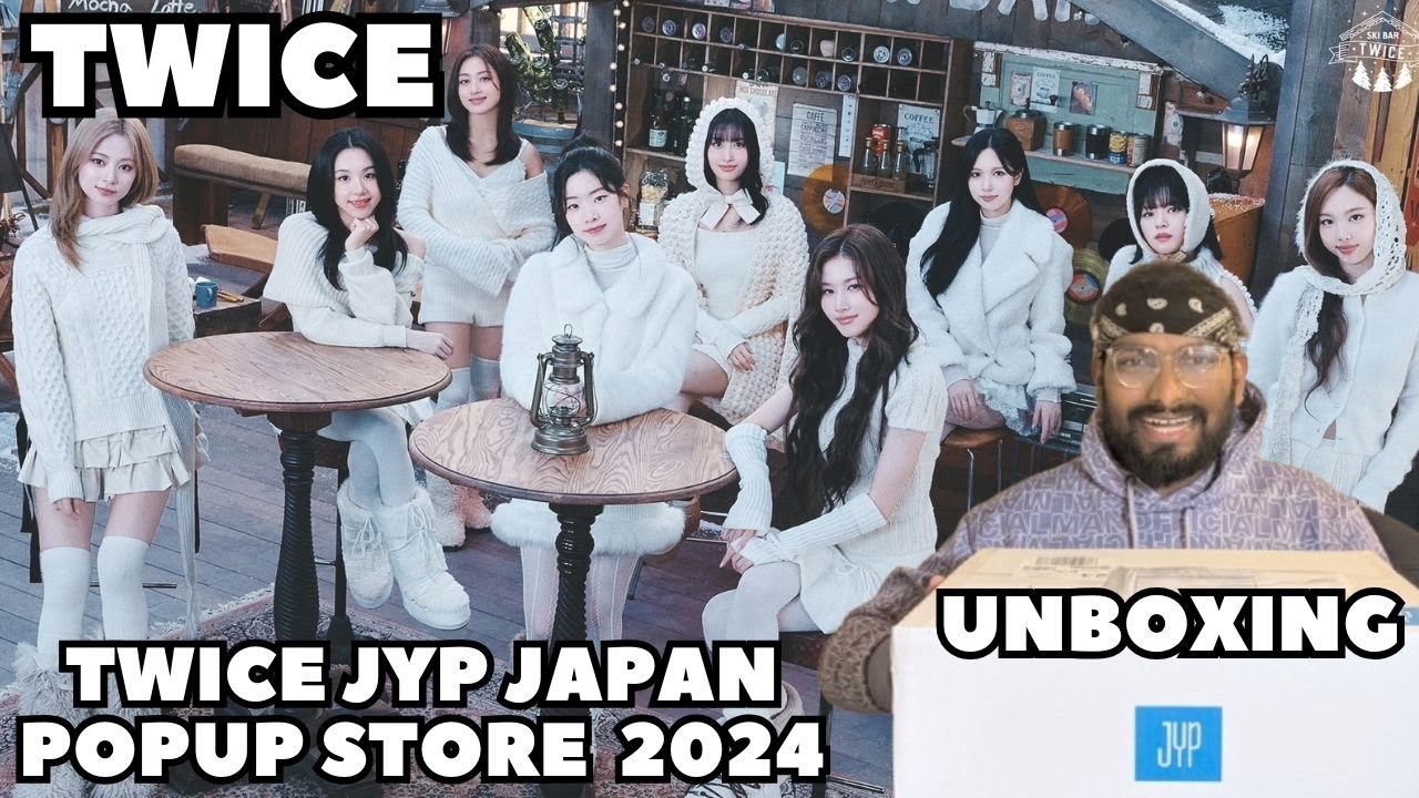 TWICE JYP JAPAN POPUP STORE JAPAN 2024 UNBOXING - YouTube