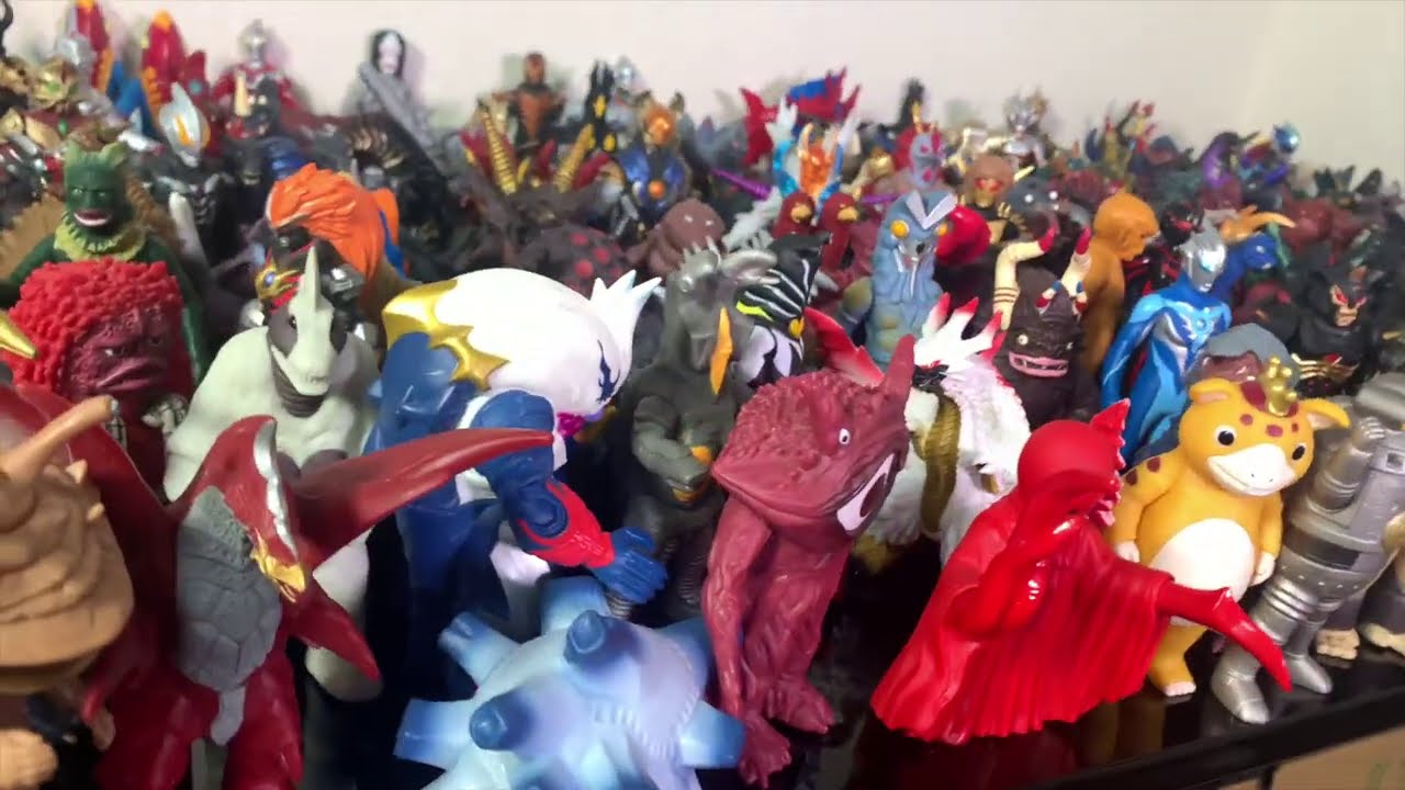 ウルトラマン 持ってる怪獣ソフビ 数えてみた ULTRAMAN MONSTER COUNTS