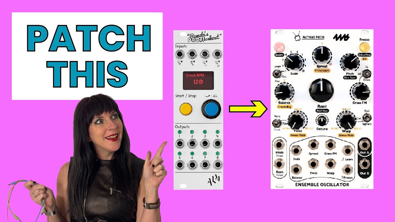 Using Pam's Euclidean Rhythms to Modulate the 4MS Ensemble