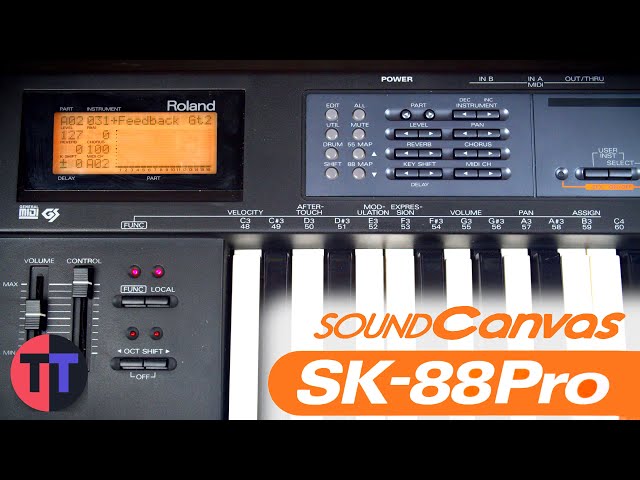 Roland SK-88 Pro Sound Canvas Keyboard - YouTube