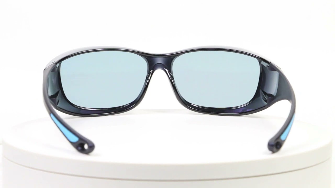 360°】TALEX（タレックス）偏光レンズ 超軽量オーバーグラス EM6-D03