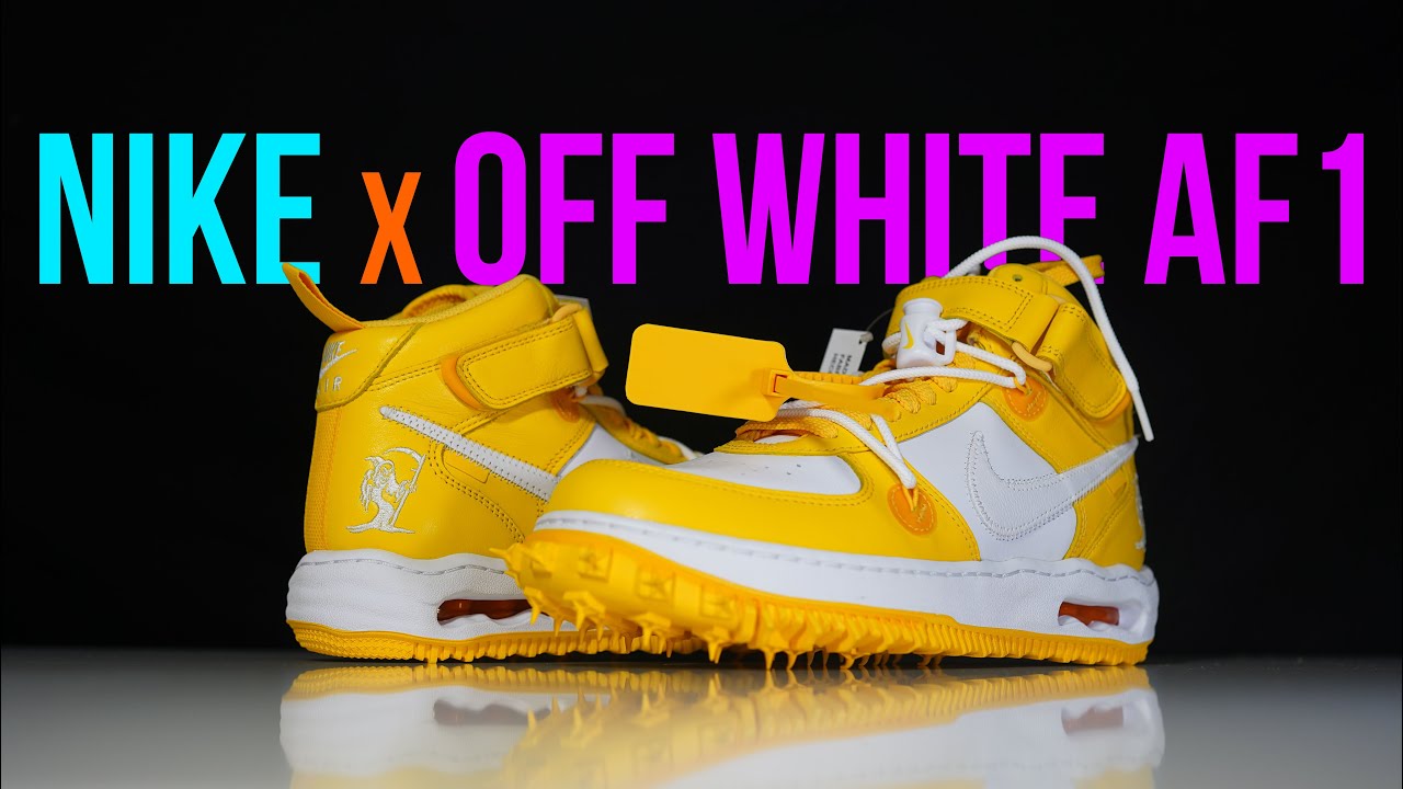 NIKE x OFF WHITE AF1 | Unboxing, review & on feet - YouTube