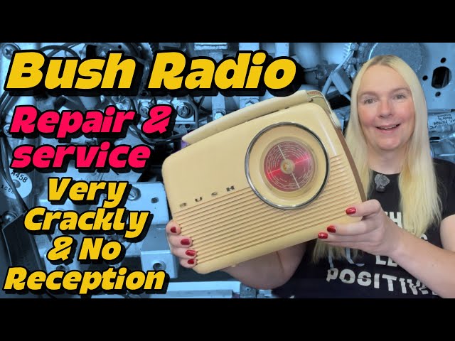 Bush TR82DL MW/LW Vintage Radio Repair & Service - YouTube