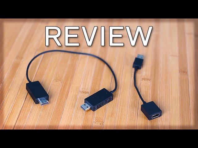 Microsoft Wireless Display Adapter Review - YouTube