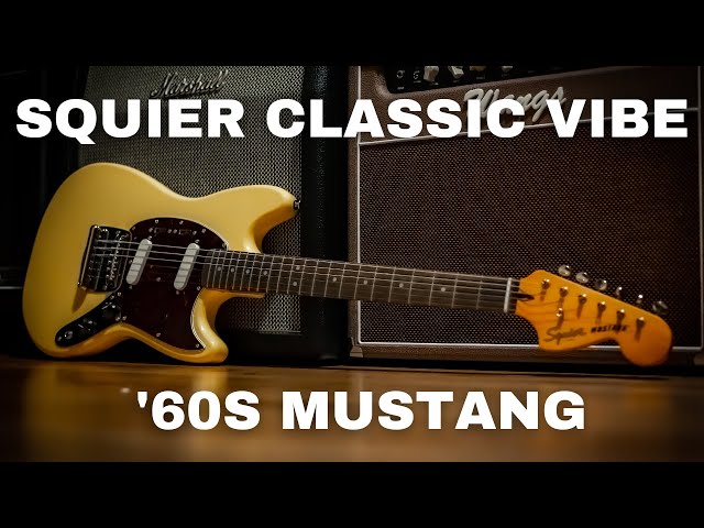 SQUIER CLASSIC VIBE '60S MUSTANG DEMO - YouTube