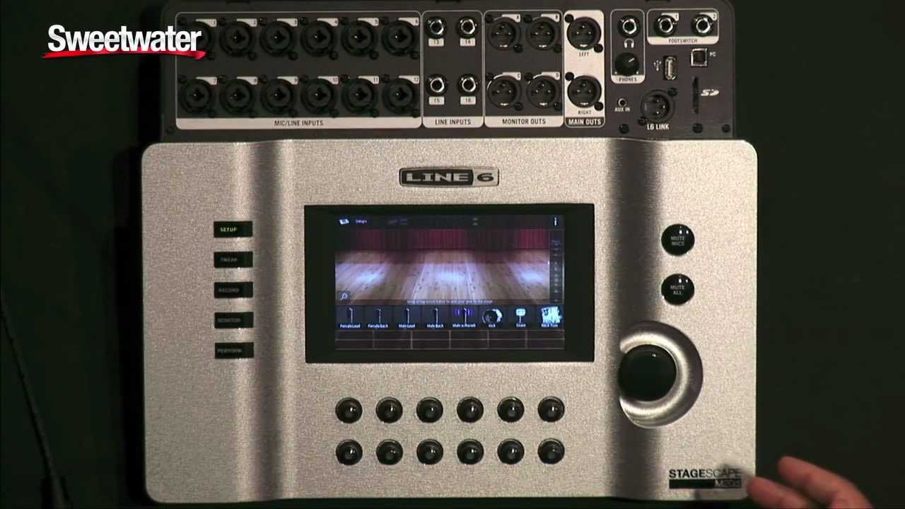 Line 6 StageScape M20d Digital Mixer Overview - Sweetwater Sound