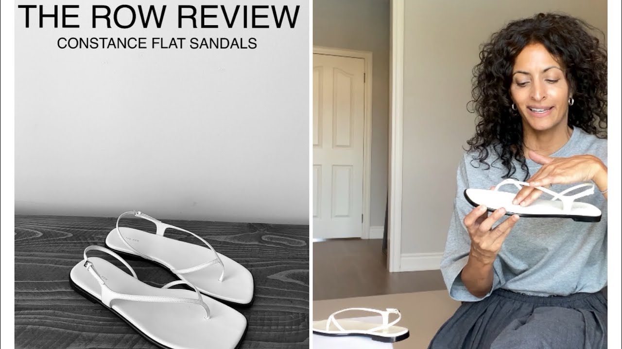 REVIEW - The Row Constance flat sandals review. Fit/sizing, price