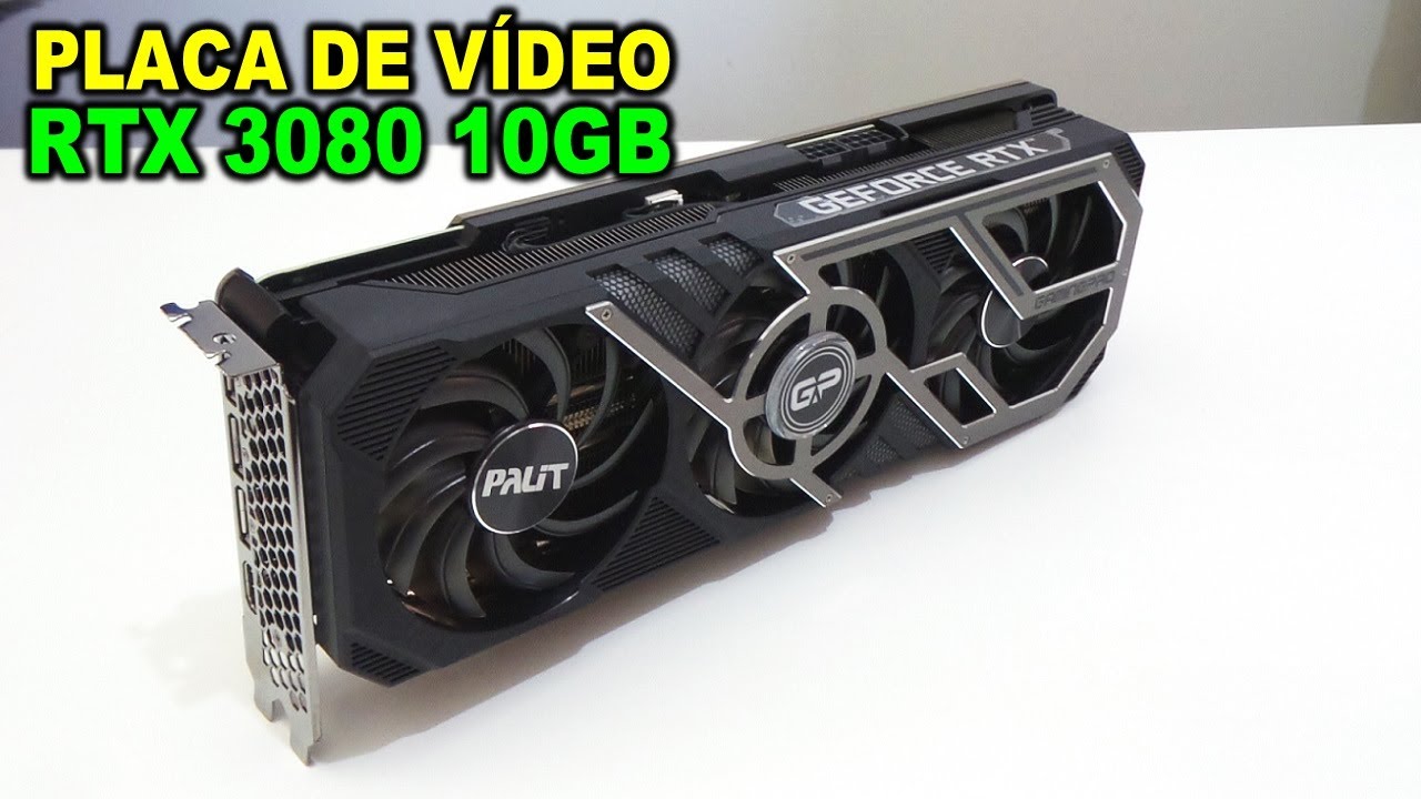 Review Placa de Vídeo RTX 3080 Pallit Gaming Pro 10gb - YouTube