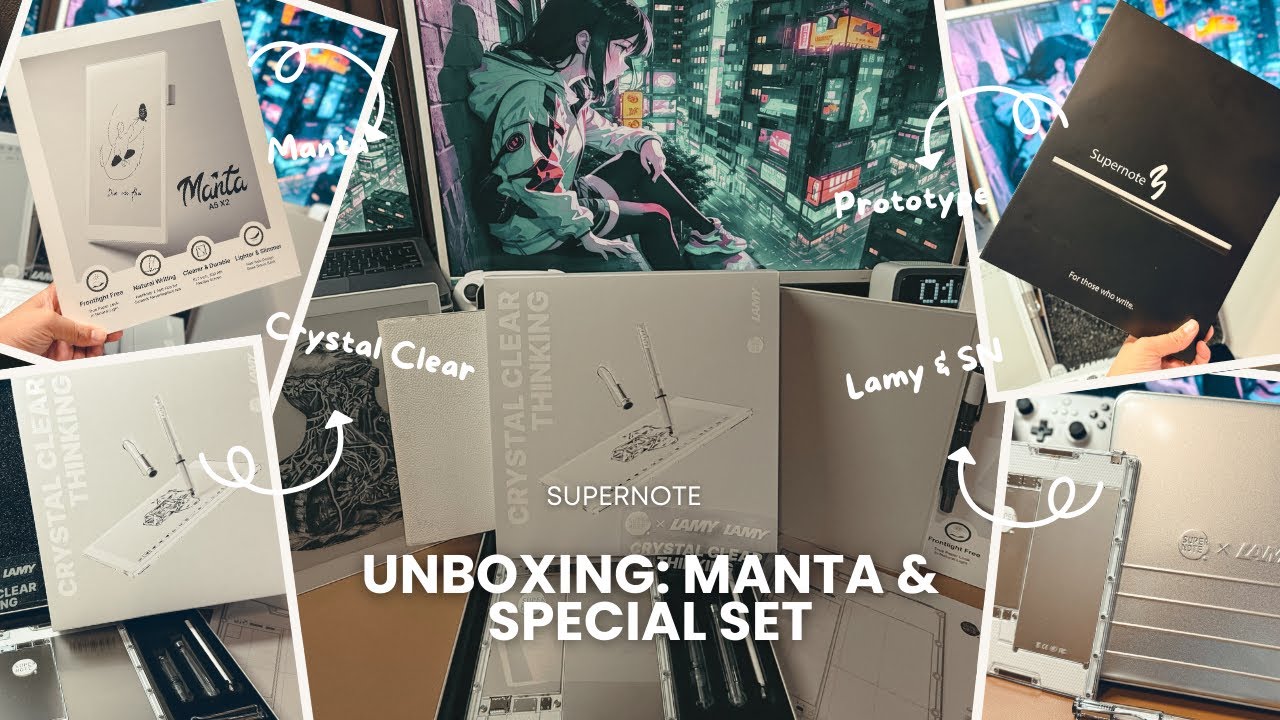 Supernote Unboxing: Manta & Special Edition Crystal Nomad - YouTube