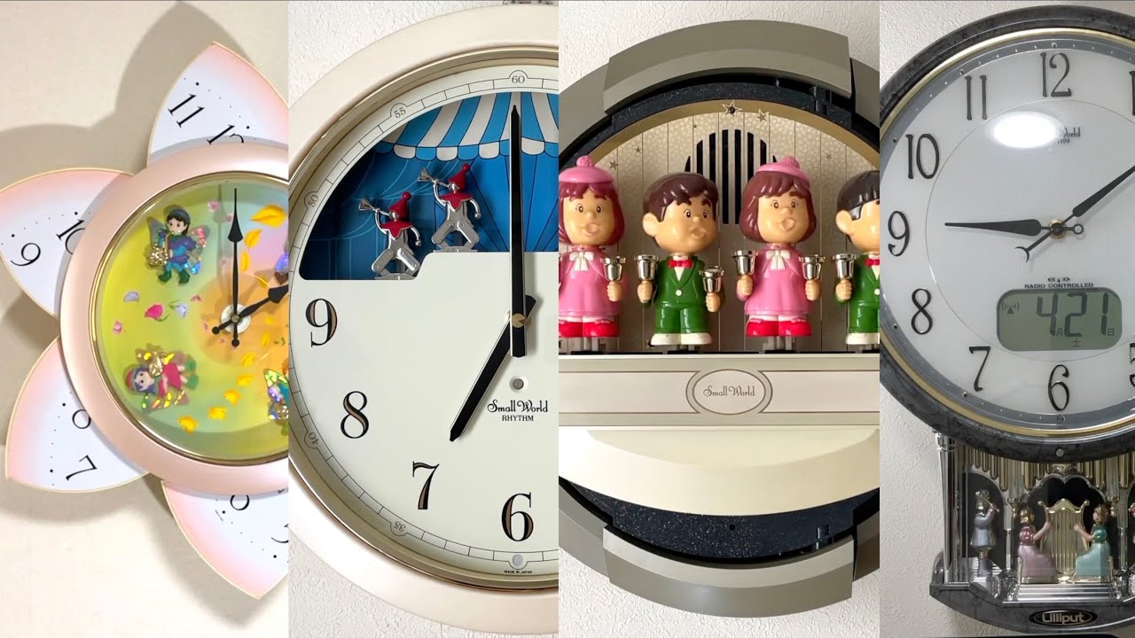 SEIKO からくり時計 パペットシリーズ ミキハウス MQ920R - YouTube