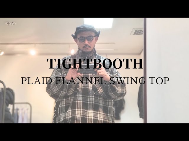 PLAID FLANNEL SWING TOP 【 TIGHTBOOTH / タイトブース 】フランネル