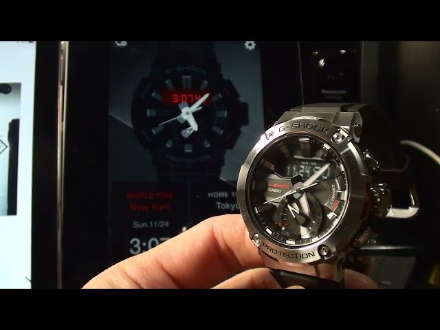 Casio G-SHOCK GST-B200 Bluetooth Connect Review - YouTube