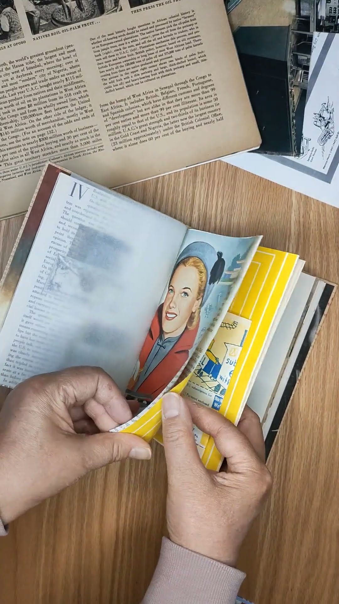 古い雑誌を使ってジャンクジャーナルを作りました！#スクラップブック