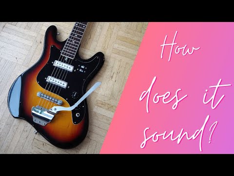 Audition (Woolworths/Samick/Hondo) 7002 guitar 1970s - YouTube