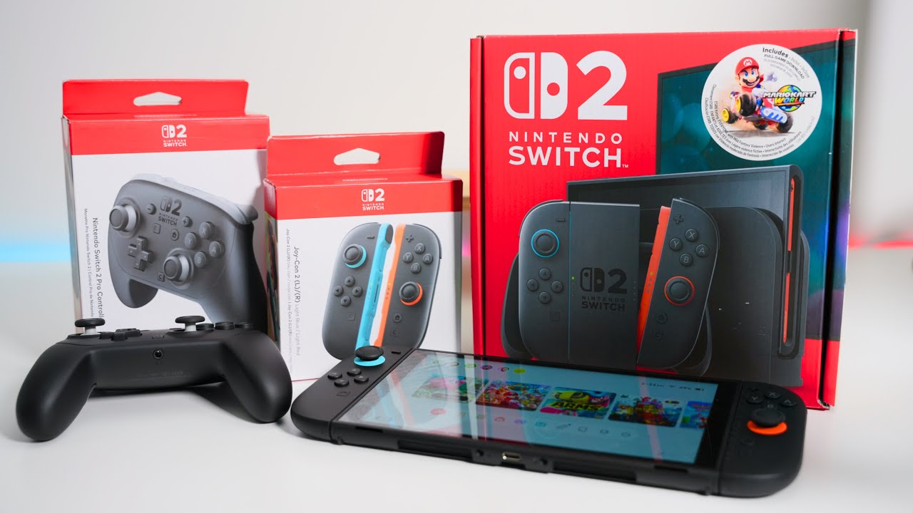 Nintendo Switch 2 - Unboxing, Setup, Comparison and Overview - YouTube