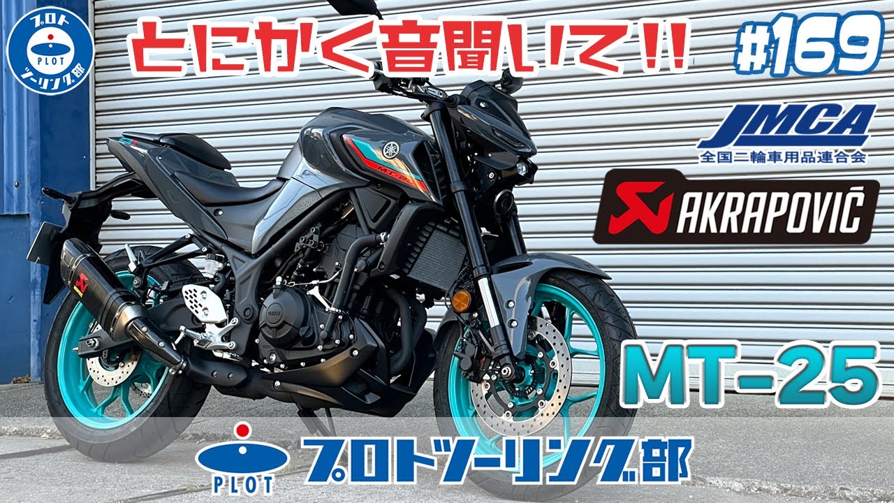 169 2022年新型 YAMAHA MT-25/YZF-R25に適合するアクラポビッチ