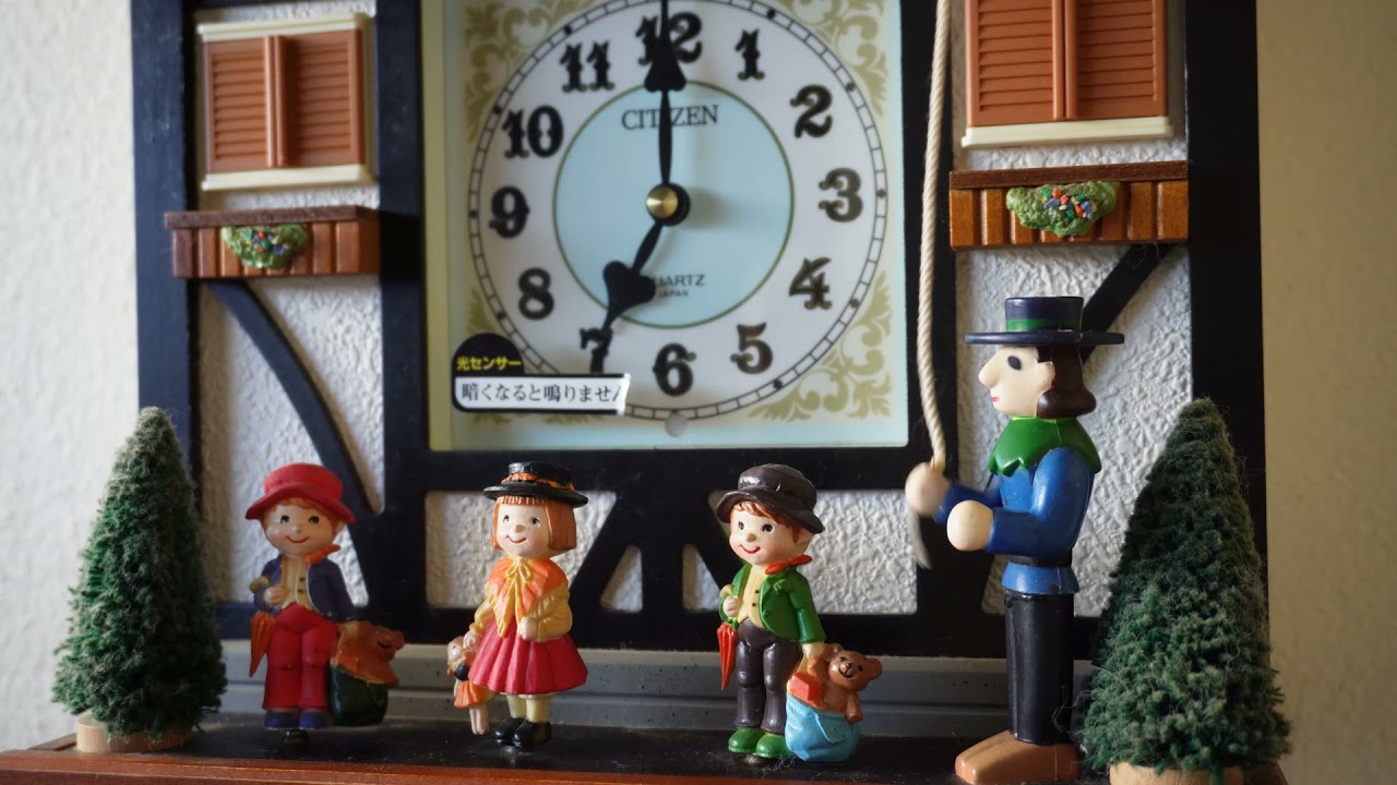 CITIZEN メルヘンハウス からくり時計 - YouTube