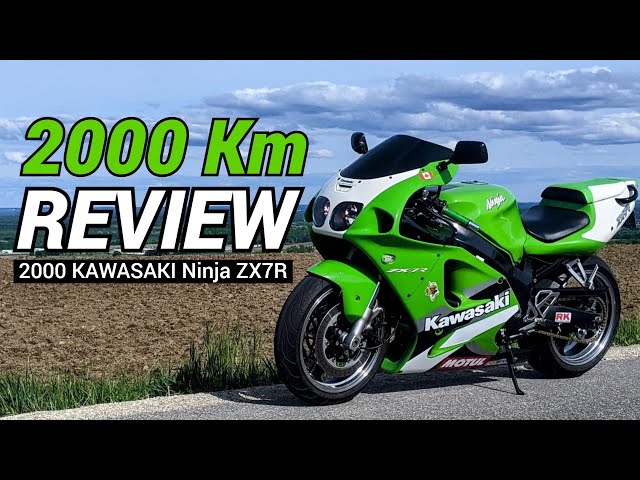 2000 Km Review of 2000 Kawasaki Ninja ZX7R - YouTube