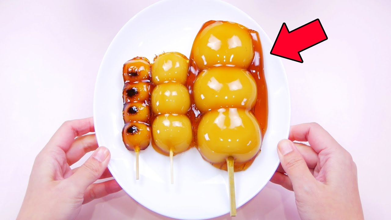 もちもち滋賀ASMR】ギガみたらし団子 Mochi Eating Sounds【咀嚼音