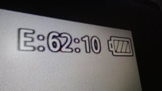 SONYハンディカムHDRｰCX680にエラーコードE:62:10が表示される。修理へ