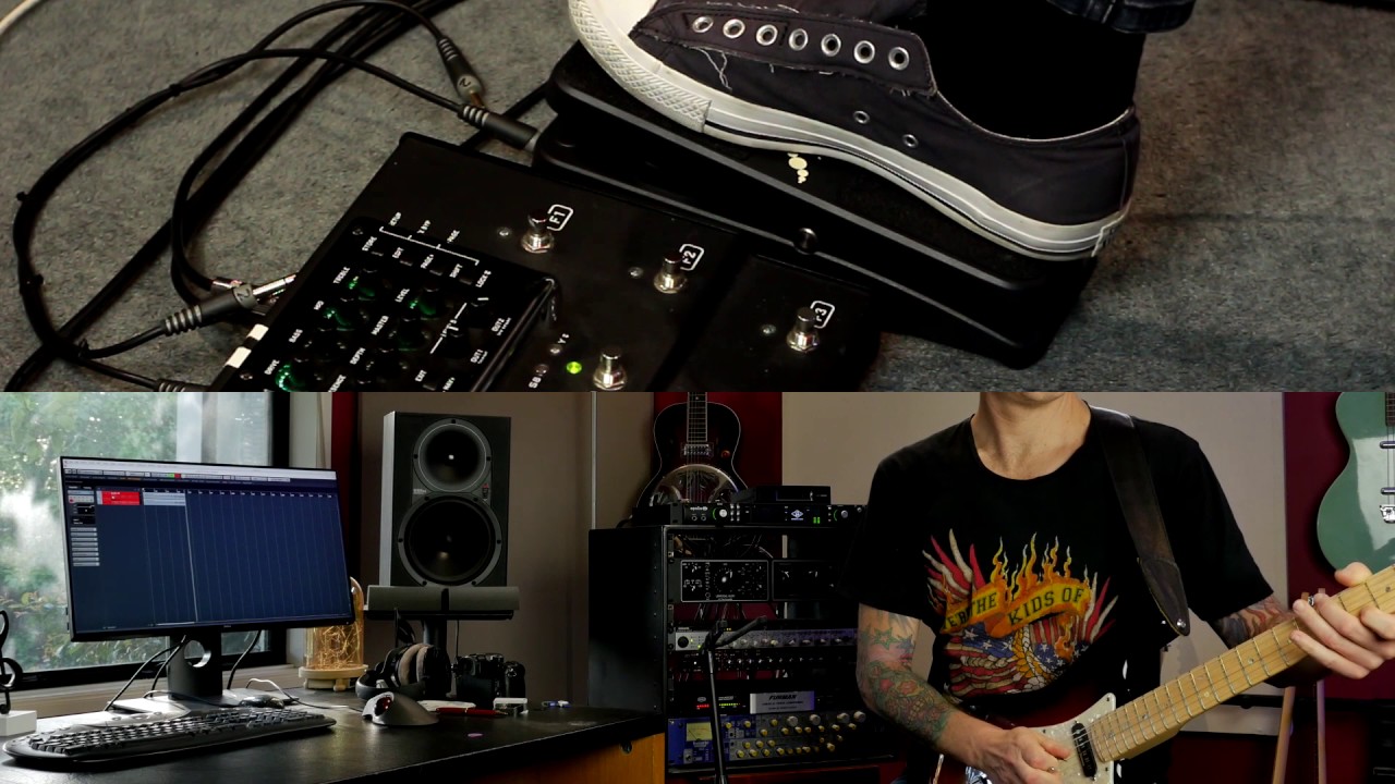 AX8 fw 7 and Fractal EV-1 expression pedal - YouTube