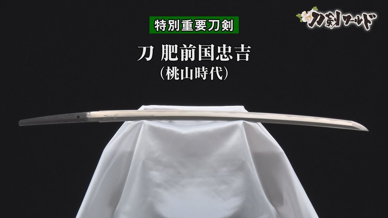 Katana long sword, with the inscription “Tadayoshi of Hizen