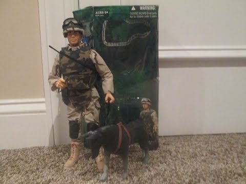 GI Joe 2004 Military K-9 Patrol Review - YouTube
