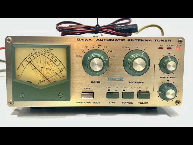✨Daiwa CNA-1001 HF Automatic Tuner 500W✨ - YouTube