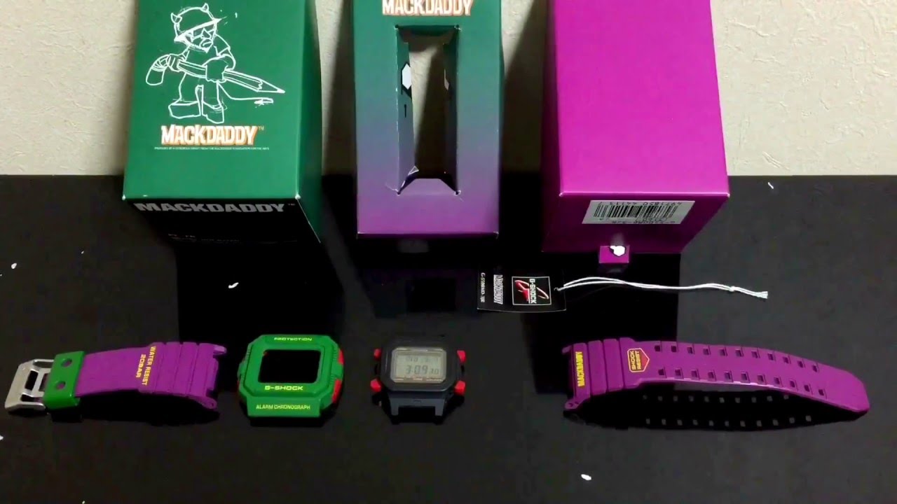 G-Shock Stop Motion | G-5500MD-3JR Mackdaddy - YouTube