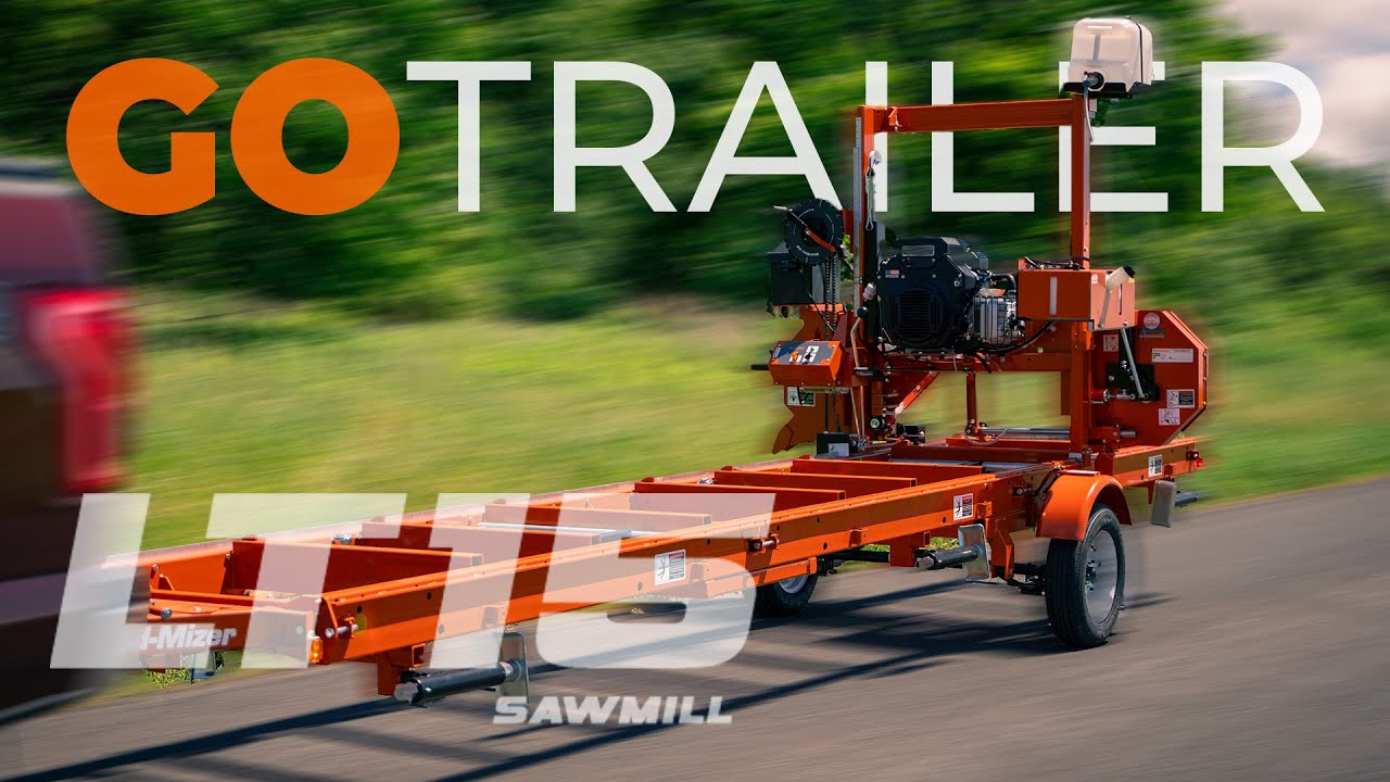 GO Trailers for LT15 Portable Sawmills | Wood-Mizer - YouTube