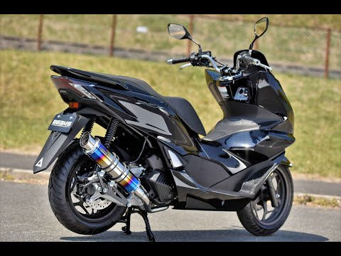 PCX125 2023~ 8BJ-JK05 マフラーサウンド BEAMS R-EVO ヒートチタン