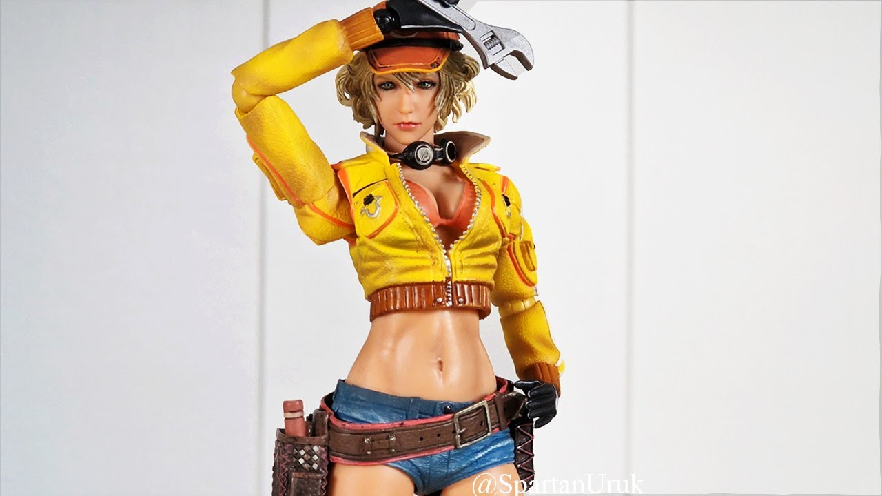 Play Arts Kai Final Fantasy XV Cindy Aurum Figure Review - YouTube
