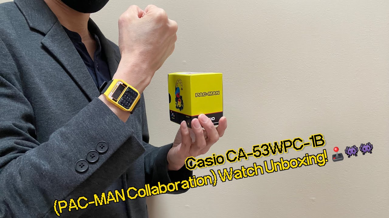 UNBOXING] Casio CA-53WPC-1B (PAC-MAN Collaboration) Watch (EN Sub