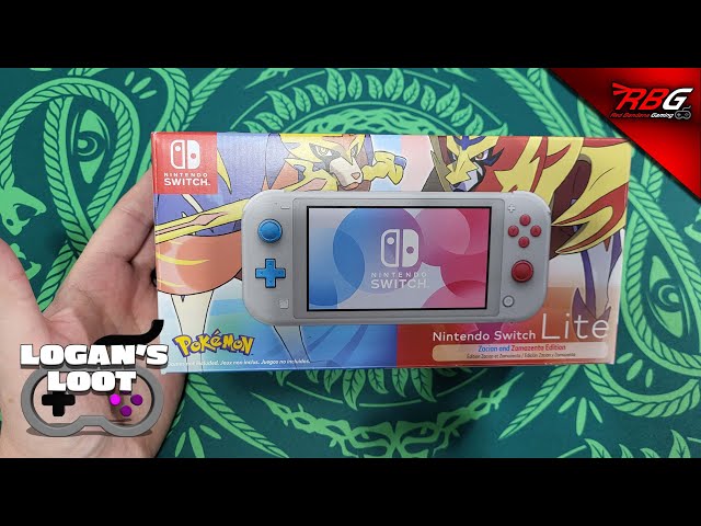 Nintendo Switch Lite Pokemon Sword and Shield Zacian and Zamazenta