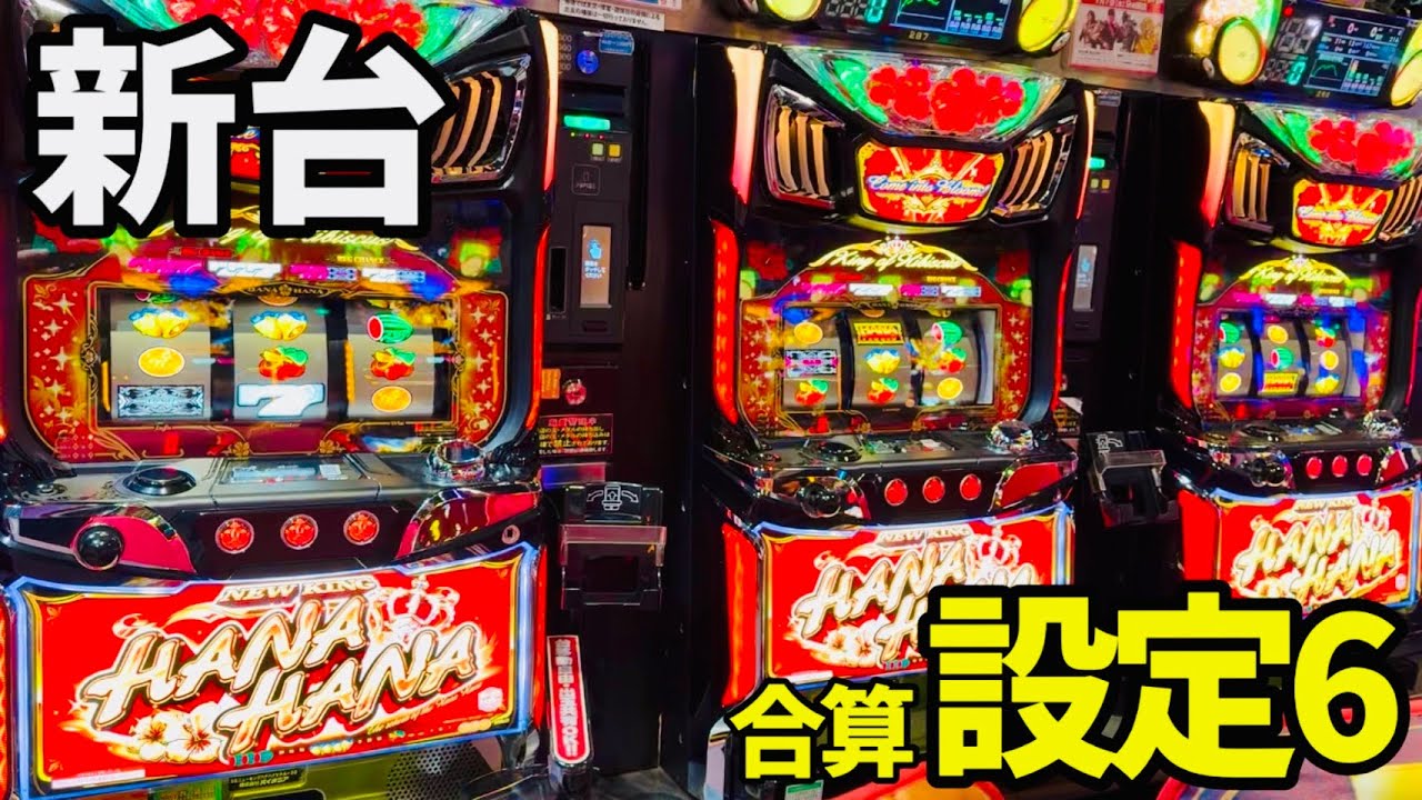 新台【ニューキングハナハナV-30】メダル機30ΦでBIG312枚！ボナ合算