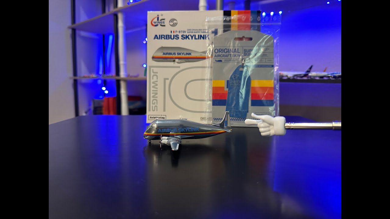 Airbus Skylink Super Guppy 1:400 by JC Wings Unboxing - Airliners
