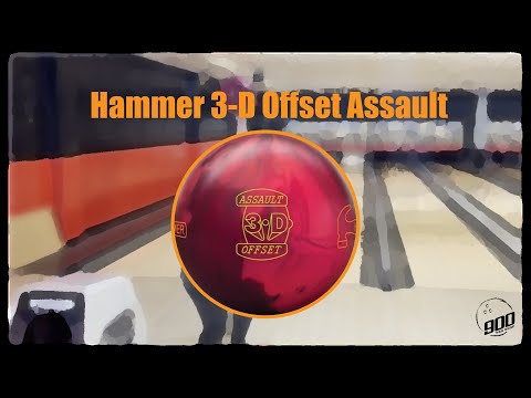 Hammer 3D Offset Assault | 900 Pro Shop Ball Review - YouTube