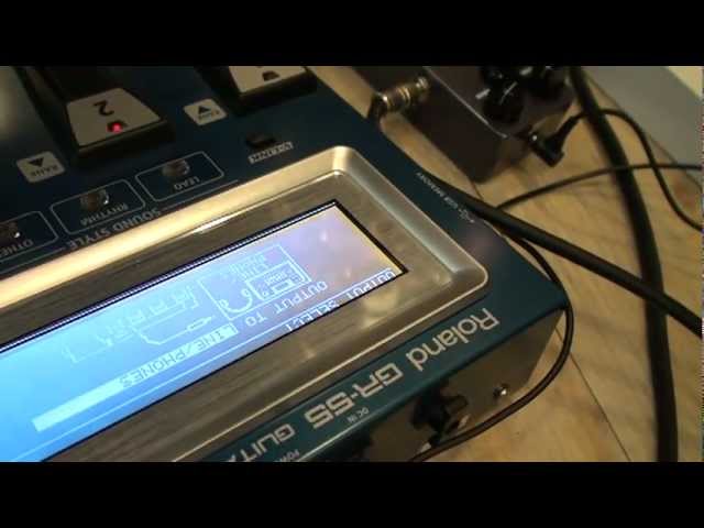池部楽器店】ROLAND GR-55 Guitar Synthesizer(後編) - YouTube