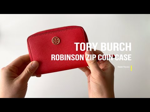 Tory Burch Robinson Zip Coin Case Review WOC Review : Affordable